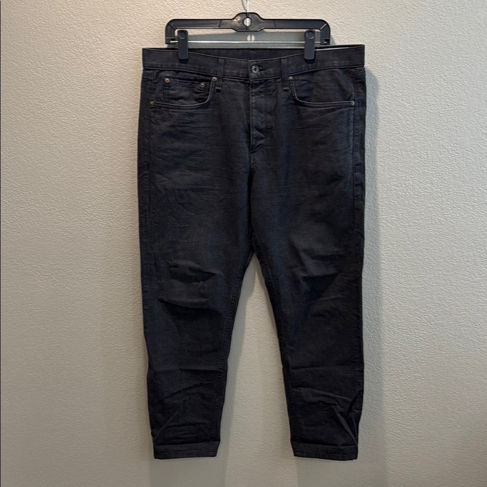 Rag & Bone Made in USA Charcoal Redline Selvadge Denim